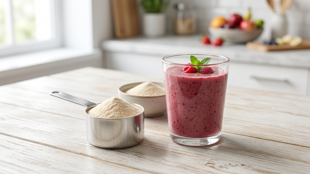 Collagen powder supplement for skin and joint health