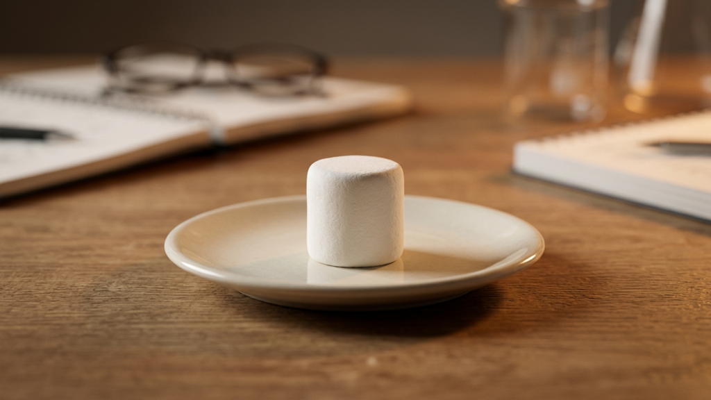 The marshmallow test - science of delayed gratification and willpower